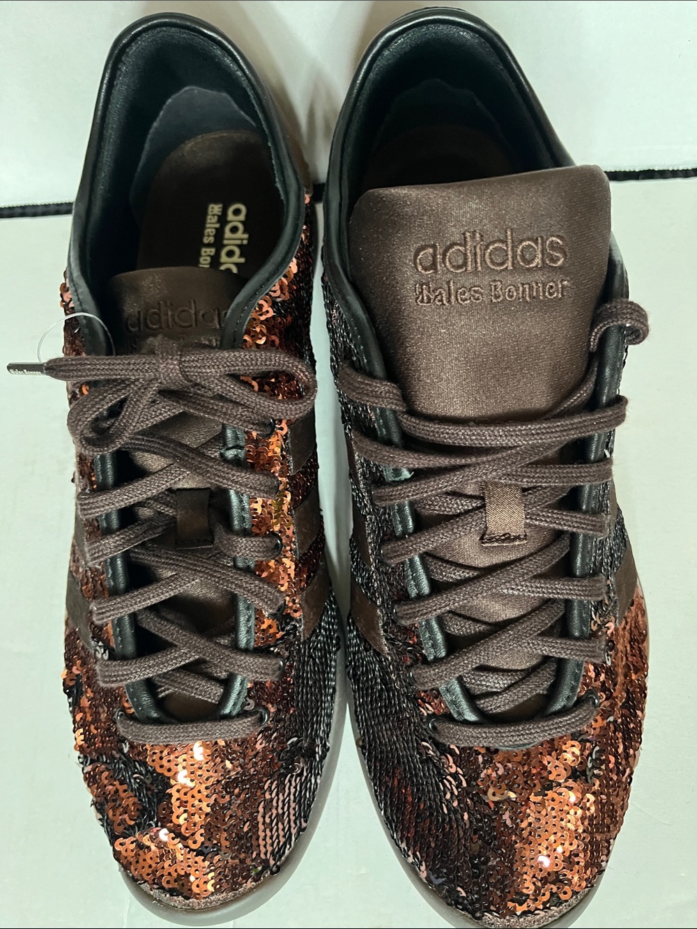ADIDAS x Wales Bonner Karintha Sequin Low-Top Sneakers